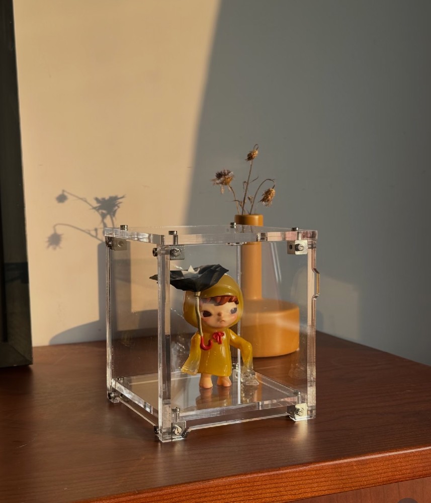 Acrylic figurine display box